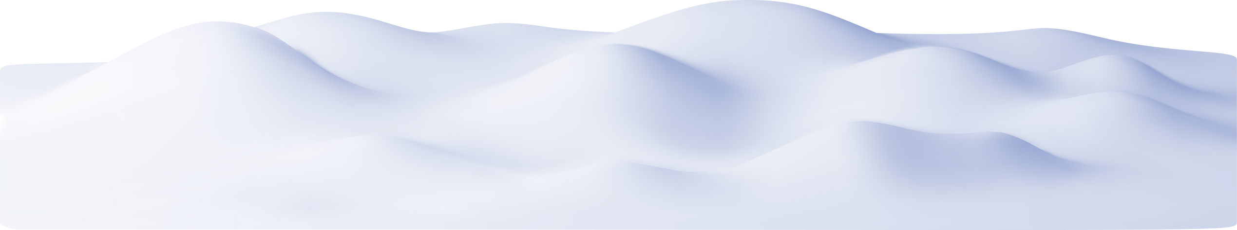 3D Winter Landscape with Snowdrifts